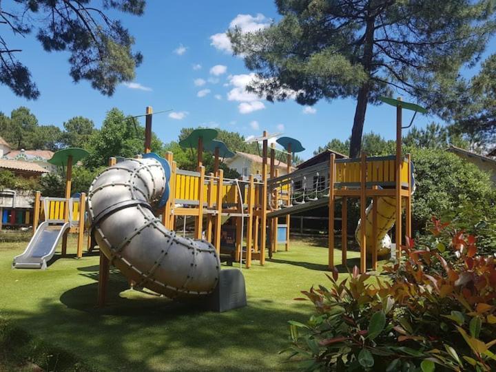 Maison Sur Golf Avec Piscine Chauffee A Lacanau Ocean Eksteriør billede